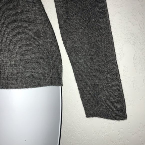 Sarah Spencer Crew Neck 100% Wool Womens Sweater S Gray - Picture 5 of 6